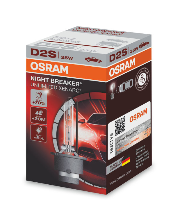 Ksenon lampa OSRAM XENARC NIGHT BREAKER UNLIMITED D2S 66240 XNB