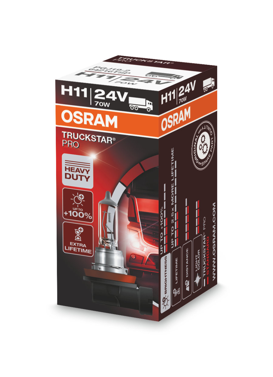 Avtomobil halogen lampası Osram TRUCKSTAR PRO H11 64216 TSP