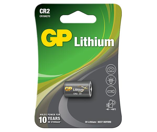 Litium silindrik akkumulyator GP CR2-U1, 3V
