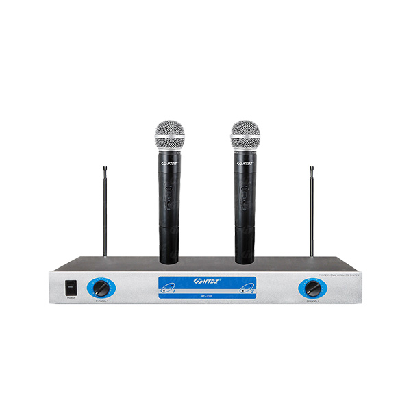 HT-220 2 mikrofon üçün VHF simsiz sistem