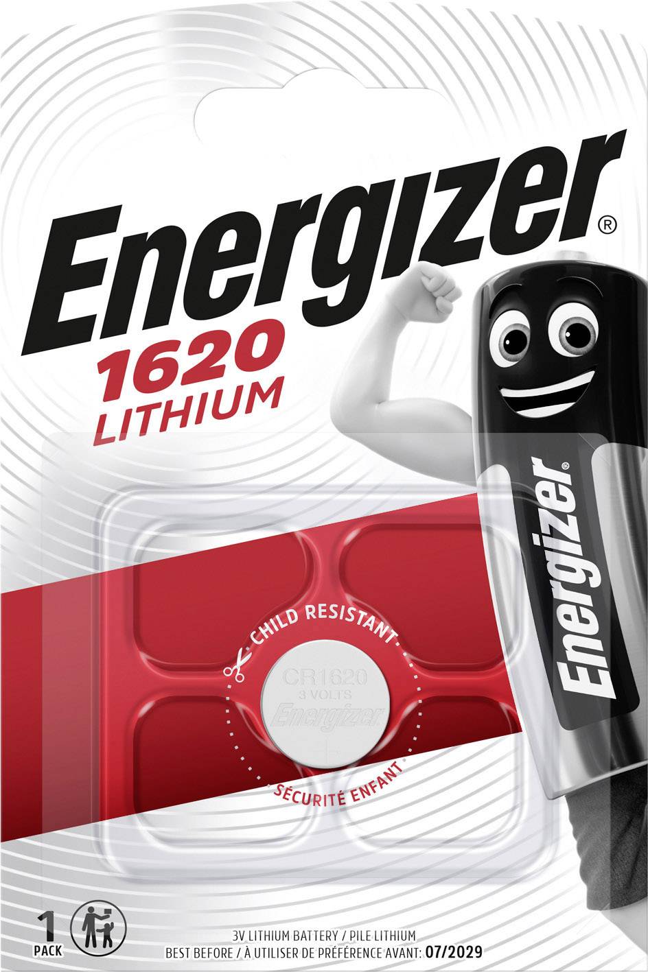 Energizer CR1620 LITHIUM FSB1 Batareyaları