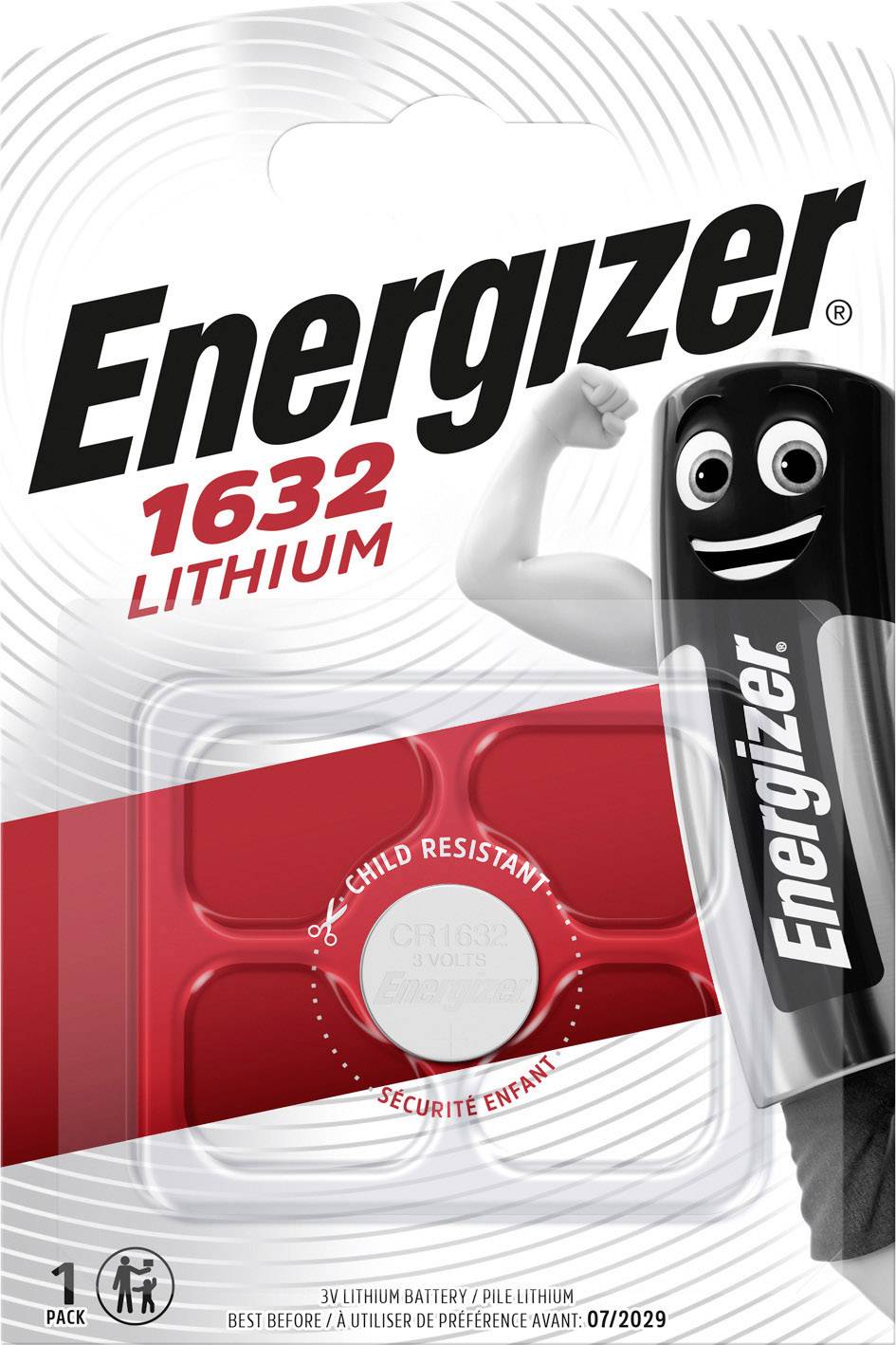 Energizer CR1632 LITHIUM BP1 Batareyaları