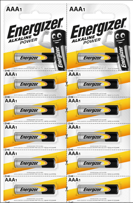 Batareya Energizer Power AAA (LR03) alkaline 12BL