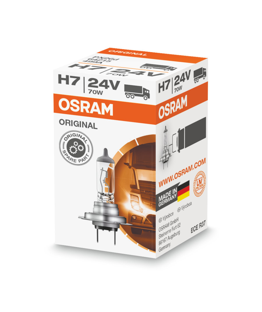 Avtomobil halogen lampası Osram ORIGINAL LINE H7 64215